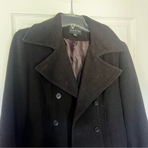 Braetan Wool Coat Women’s Medium Black‎ GUC Pea Coat